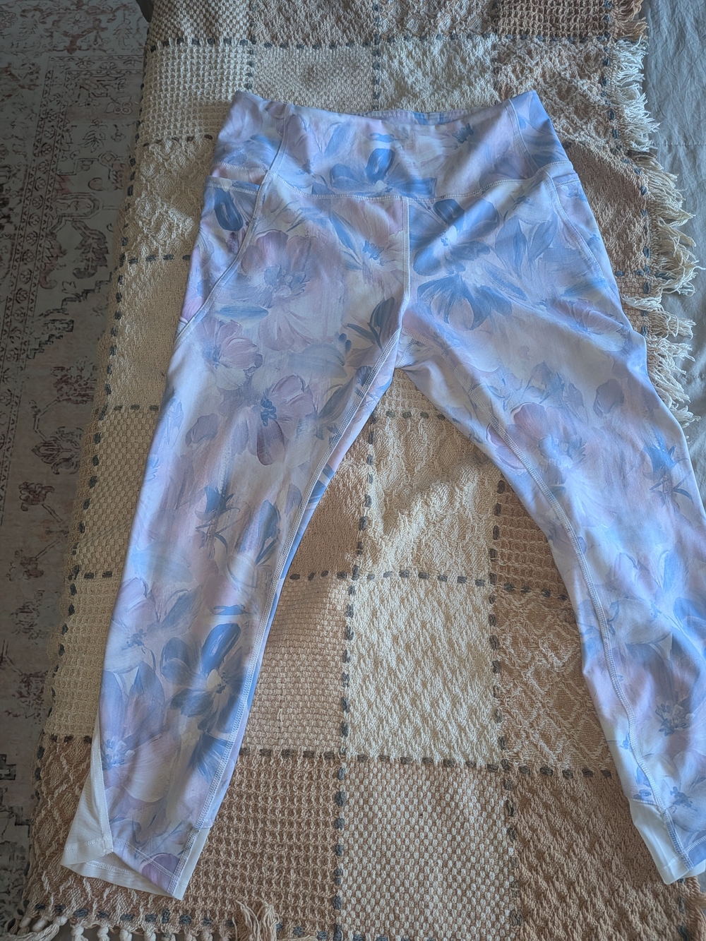 RBX Lavender Floral Print Leggings